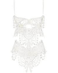 Belle -et-BonBon - Limited Edition Sparkling Crystal Ivory Bisoux Bridal French Body Add Your Bra Size - Lyst