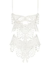 Belle -et-BonBon - Limited Edition Sparkling Crystal Ivory Bisoux Bridal French Body Add Your Bra Size - Lyst