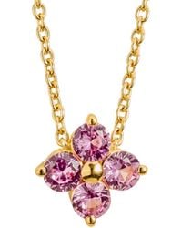 Juvetti - Petale Necklace Sapphire & Diamond - Lyst