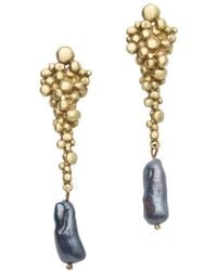 Zeworks - Kali Pearl Earrings - Lyst