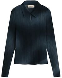 Thinking Mu - Whisper Agostina Pleated Top - Lyst
