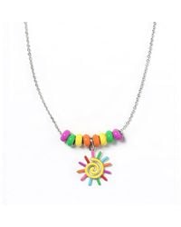 Pinnole - Sun Rays Like Stilts Necklace - Lyst