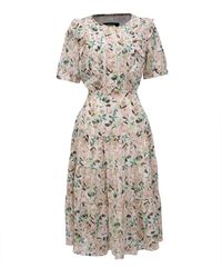 Smart and Joy - Neutrals Flower Print Tea Dress - Lyst