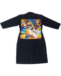 Zasta Studio - Denim Wearable Article O Denim Long Coat - Lyst