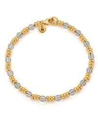 Nellou Jewellery - Neutrals Gem Clear Quartz Bracelet Birthstone April Plated Sterling - Lyst