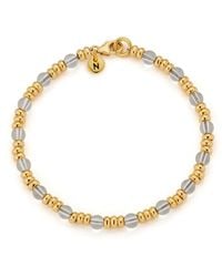 Nellou Jewellery - Neutrals Gem Crystal Bracelet Birthstone April Plated Sterling - Lyst