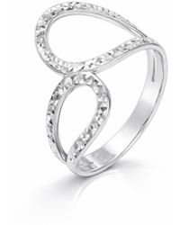 Gold & Honey - Pear Wrap Diamond Cut Ring - Lyst