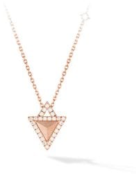 AWNL - Triangle Meteorite Sterling Necklace - Lyst