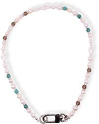 Urbane Jewelry Studio - Ghost Pearl Necklace W/ & Smoky Quartz - Lyst
