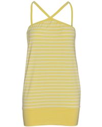 Conquista - Strappy Striped Mini Dress - Lyst