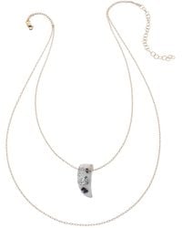 Heather Hawkins Jewelry - Little Gemstone Horn Drape Necklace - Lyst