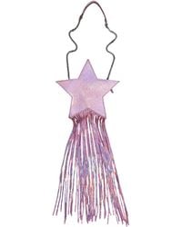 Any Old Iron - Iridescent Glimmer Star Leather Fringe Bag - Lyst