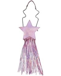 Any Old Iron - Iridescent Glimmer Star Leather Fringe Bag - Lyst