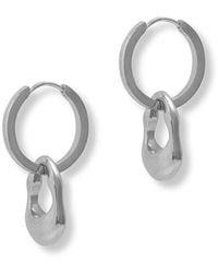 A Weathered Penny - Neve Hoops - Lyst