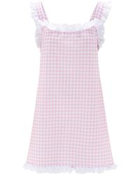 Love Letters X - Dolce Gingham Rosa Sleep Dress - Lyst