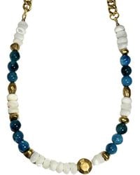 Rachel Nathan - Apatite & Mother Of Pearl Necklace - Lyst