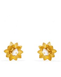 Pats Jewelry - Sissi Flower Earrings - Lyst