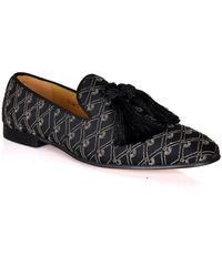 DAVID WEJ - Alberto Embroidery Tassel Loafers - Lyst