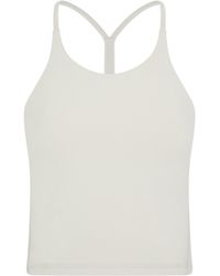 VIEREN - Neutrals Higher Power Vest Top - Lyst