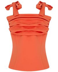 Herfetch - Neutrals Midi Yuzana Top-Coral - Lyst