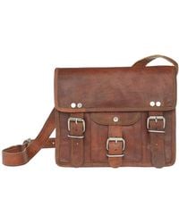 VIDA VIDA - Vida Vintage Mini Leather Satchel - Lyst