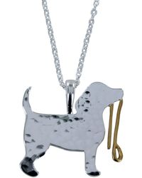 Reeves & Reeves - Spot The Dog Sterling Silver Necklace - Lyst