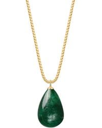 Katy Faye - May Emerald Necklace - Lyst