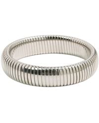 Miss Cecilia - Ribbed Flex Bangle - Lyst