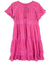 Saachi - Cotton Long Kaftan Dress - Lyst