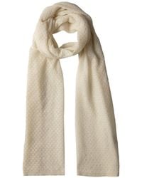 Mohair&Angora - Neutrals Diamond Shawl Ecru - Lyst