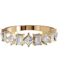 Aya Fine Jewelry - Nova Princess & Emerald Cut Geometric Lab Grown Diamond Stacking Band - Lyst