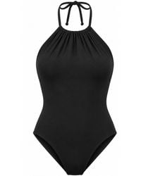 Rive & Rituel - Salomi Halter Neck Bodysuit - Lyst