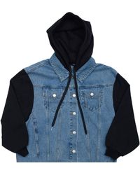 Circular Path - Combo Jean Jacket - Lyst
