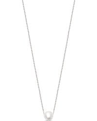Esterah - Floating Pearl Necklace - Lyst