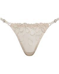 Daily Underwear - Adjustable String Panties Crema - Lyst