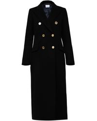 Nomi Fame - Meghan 100 % Cashmere Double Breasted Maxi Coat - Lyst