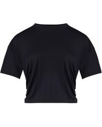 Pcfg - Free Heaven Crop Draped Tshirt - Lyst