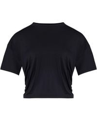 Pcfg - Free Heaven Crop Draped Tshirt - Lyst