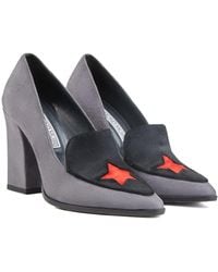 Rosamund Muir London - Maria Suede & Calf Hair With Star Loafers - Lyst