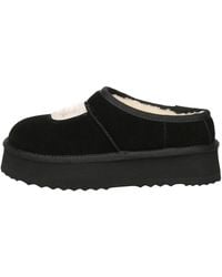 EverAu Australia - Plumed Ankle Platform Slippers - Lyst