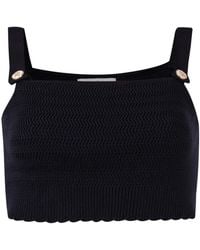 Peraluna - Iris Knitted Bralette - Lyst