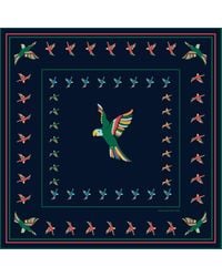 Jessie Zhao New York - Sky Parade Double Sided Silk Scarf - Lyst