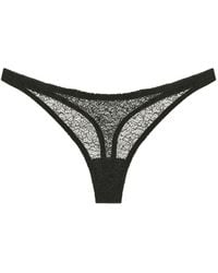 Journelle - Alix Thong Noir - Lyst