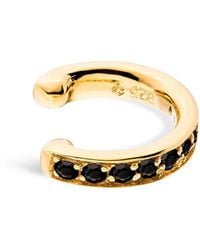 SALLY SKOUFIS - Edge Mono Ear Cuff With Made Cz Diamond Stimulant - Lyst