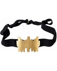Rare Matters Jewelry - Sculptural Cactus Statement Belt Semi Matte Suede - Lyst