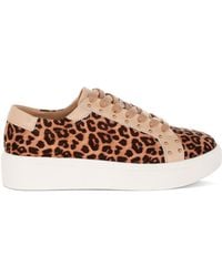 Rag & Co - Flippin Studded Leopard Print Chunky Sneakers - Lyst
