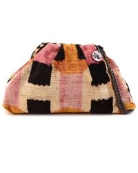 SJW BAGS LONDON - Victoria Ikat Mini Pouch Bag - Lyst