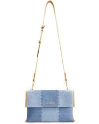 Orange Cube - Square Stitch Messenger Bag - Lyst