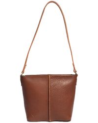 N'damus London - Pimlico Chestnut Full Grain Leather Bucket Bag - Lyst