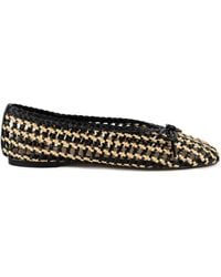 Keith Scarrott Shoes - Soffiano Woven Ballet Pump - Lyst